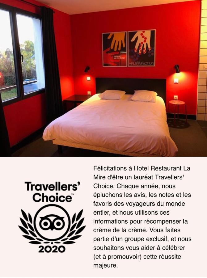 Logis - Hotel Restaurant La Mire Vierzon Exteriör bild